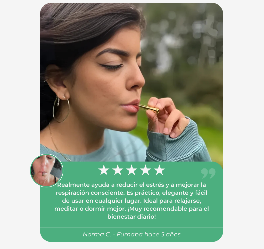 Collar Respirá: Método probado para dejar de fumar