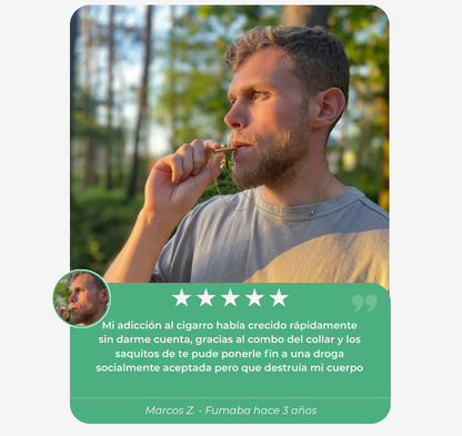 Collar Respirá: Método probado para dejar de fumar